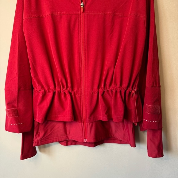 Sweaty Betty Fast Lane Running Jacket In Vine Red Size Small 4-6 - Picture 4 of 7
